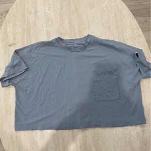 Lululemon Blue Check the Box Short Sleeve